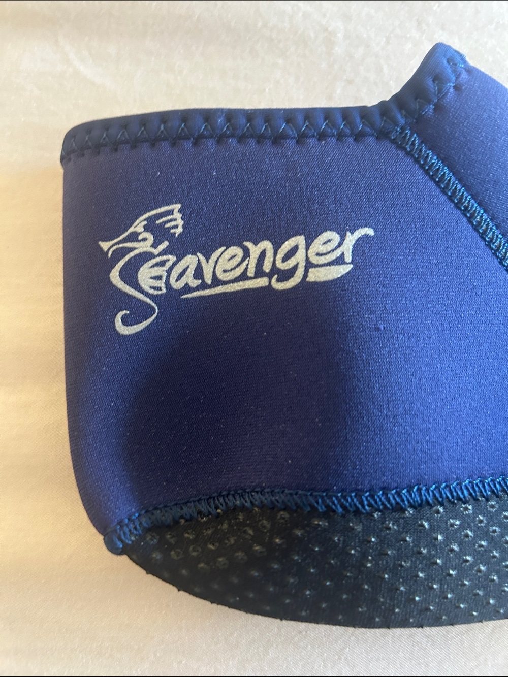 Seavenger Men's Navy Blue Neoprene Swim Shoe with Logo